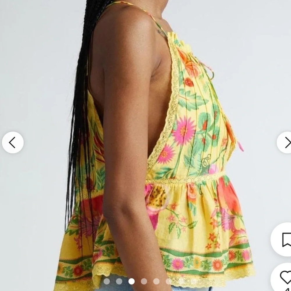 FARM Rio NWT Fruit Garden Cotton Camisole large - Picture 8 of 13